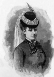 Marie Regnault, Opfer des Verbrechens in der Montaigne-Straße in Paris im Jahr 1887 (Stich)