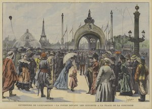 Eröffnung der Weltausstellung 1900 in Paris