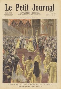 Die Krönung von Zar Nikolaus II. und Zarin Alexandra von Russland