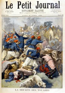 Die Niederlage der Tuareg - in „Le Petite Journal“ vom 30.04.1894 von Fortune Louis Meaulle