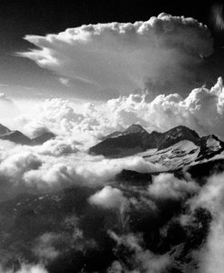Aufstieg zum Breithorn, Gipfel der Monte Rosa Kette
