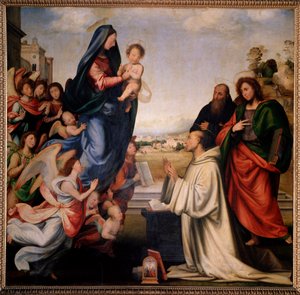 Erscheinung der Madonna an St. Bernhard von Clairvaux