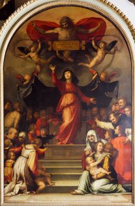 Unsere Liebe Frau der Barmherzigkeit, von Bartolomeo della Porta, bekannt als Fra Bartolomeo (1472-1517)