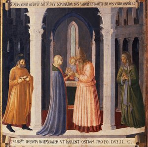 Leben Christi: Die Darstellung Jesu im Tempel, Armadio degli Argenti
