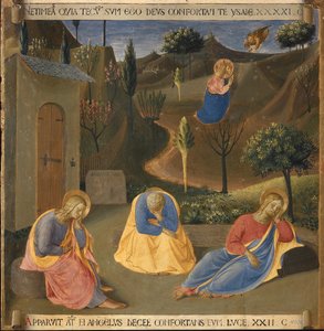 Die Agonie im Garten Gethsemane. Leben Christi, Armadio degli Argenti von Fra  Angelico