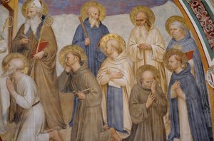Kreuzigung mit Heiligen von Fra Angelico