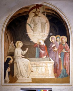 Der auferstandene Christus und die heiligen Frauen am Grab
