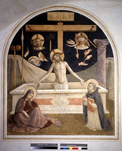 Der auferstandene Christus. 1438/1445. Fresko von Guido di Pietro von Fra Angelico