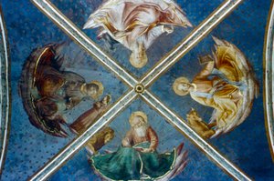 Die vier Evangelisten, Mitte des 15. Jahrhunderts von Fra Angelico