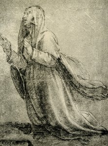 Studie zu St. Katharina von Siena von Fra Bartolomeo