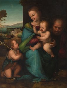 Die Heilige Familie mit Johannes dem Täufer, um 1505-1515 von Fra Bartolommeo