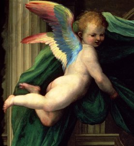 Die mystische Hochzeit der Hl. Katharina von Siena mit Heiligen (Detail) von Fra Bartolommeo