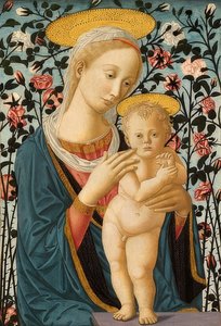 Madonna und Kind, um 1470 von Fra Filippo Lippi