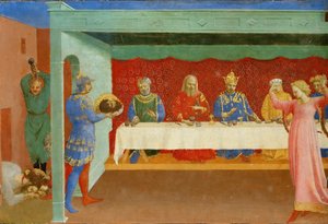 Das Fest des Herodes und die Enthauptung von Johannes dem Täufer, ca. 1430