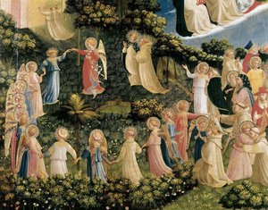 Das Jüngste Gericht (Detail), ca. 1432 von Fra Giovanni Angelico da Fiesole