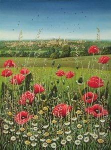 Oxford Mohnblumen von Frances Broomfield