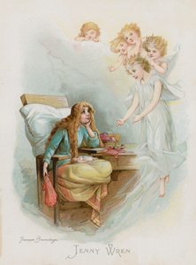 Jenny Wren (Chromolithographie) von Frances Brundage