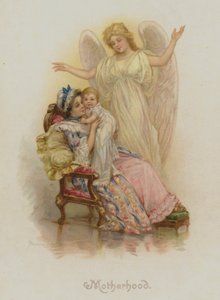 Mutterschaft (Chromolithographie) von Frances Brundage