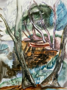 Landschaft (ca. 1935) von Frances Hodgkins