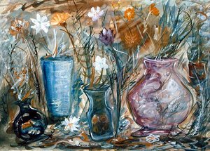 Blumenvasen von Frances Hodgkins