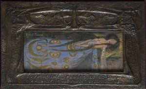 Liebe, wenn dein Haar so dunkel ist, wie dunkel müssen dann diese verborgenen Augen sein, um 1896 von Frances Macdonald