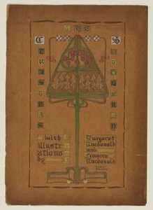 Titelseite für "Die Weihnachtsgeschichte", 1895-96