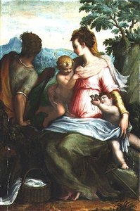 Madonna mit Kind und Johannes dem Täufer