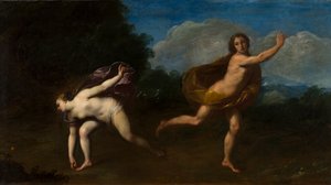 Hippomenes und Atalanta in einer Landschaft, ca. 1598-1660
