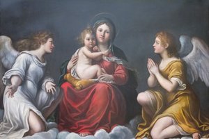 Madonna mit Kind und Engeln
