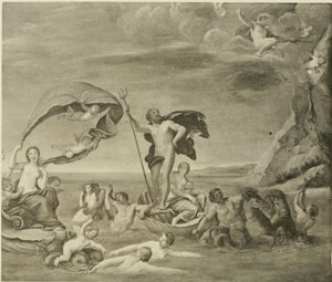 Das maritime Reich, Neptun und Amphitrite von Francesco Albani