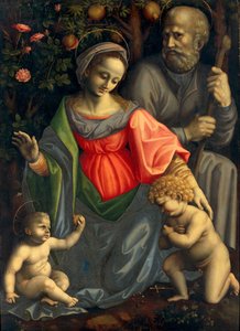 Die Heilige Familie mit Johannes dem Täufer