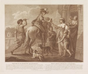 Edward II der Märtyrer und Elfrida von Francesco Bartolozzi