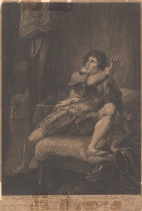 Mr. Kemble in der Rolle von König Richard III. - "Richard III," Akt V, Szene V