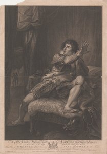 Mr. Kemble in der Rolle von König Richard III. - "Richard III," Akt V, Szene V von Francesco Bartolozzi
