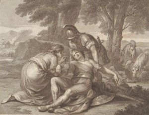 Tancred und Erminia von Francesco Bartolozzi