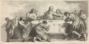 Das letzte Abendmahl von Francesco Bartolozzi