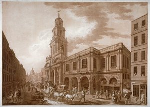 Die Royal Exchange, City of London, 1788 von Francesco Bartolozzi