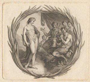 Eintrittskarte zur Benefizveranstaltung für Herrn Giardini von Francesco Bartolozzi