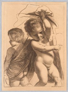 Zwei Jungen von Francesco Bartolozzi