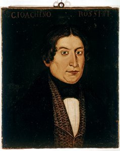 Porträt des jungen Gioachino Antonio Rossini von Francesco Bonola