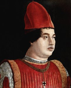 Porträt von Gianfrancesco Gonzaga II (15. Jahrhundert) von Francesco Bonsignori