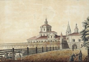 Das St. Andronik-Kloster in Moskau, 1780er Jahre