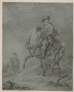 Reiter in einer Landschaft von Francesco Casanova