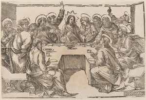 Das letzte Abendmahl von Francesco Denanto