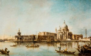 Santa Maria della Salute und die Dogana, Venedig, 1760-1790