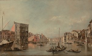 Der Canal Grande in Venedig mit Palazzo Bembo von Francesco Guardi