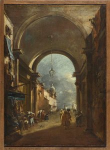 Tordurchblick von Francesco Guardi