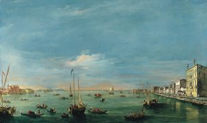 Blick auf den Giudecca-Kanal und die Zattere von Francesco Guardi