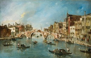 Blick auf den Cannaregio-Kanal, Venedig