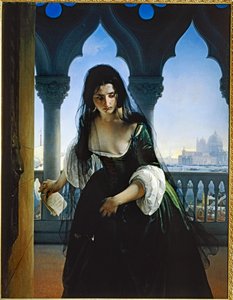 Die geheime Denunziation 1847 von Francesco Hayez